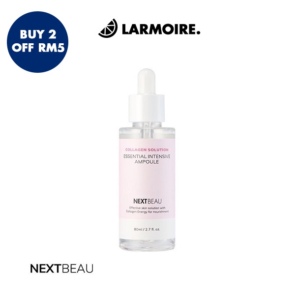 NEXTBEAU Collagen Solution Essential Intensive Ampoule 80ml | Shopee ...
