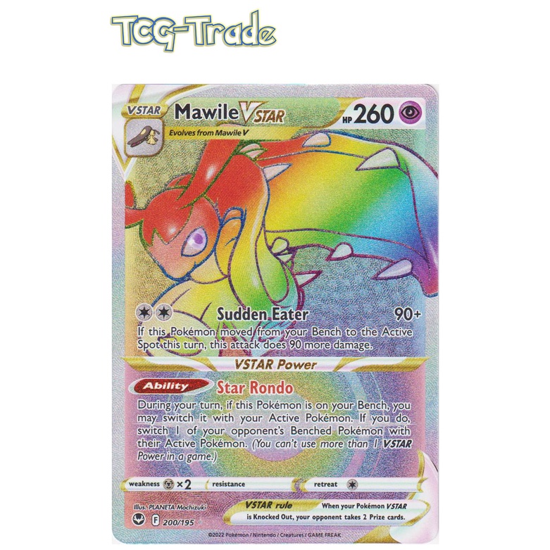 Pokemon TCG Singles] SS12 Silver Tempest - 200/195 Mawile VSTAR - Hyper/ Rainbow/Secret Rare - Pokemon Card | Shopee Malaysia
