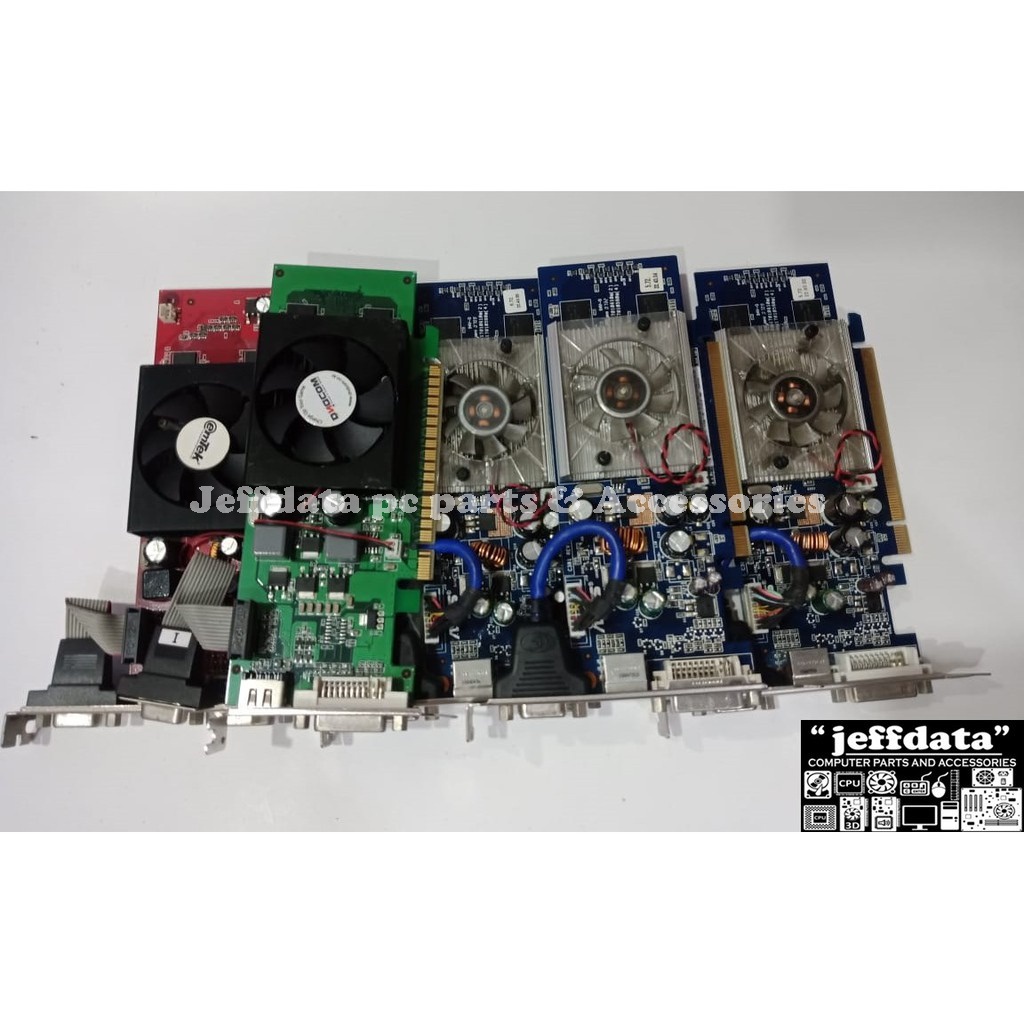 Gpu Videocard Nvidia Assorted Brand/Model 256Mb 64Bit Pcie High/Low ...
