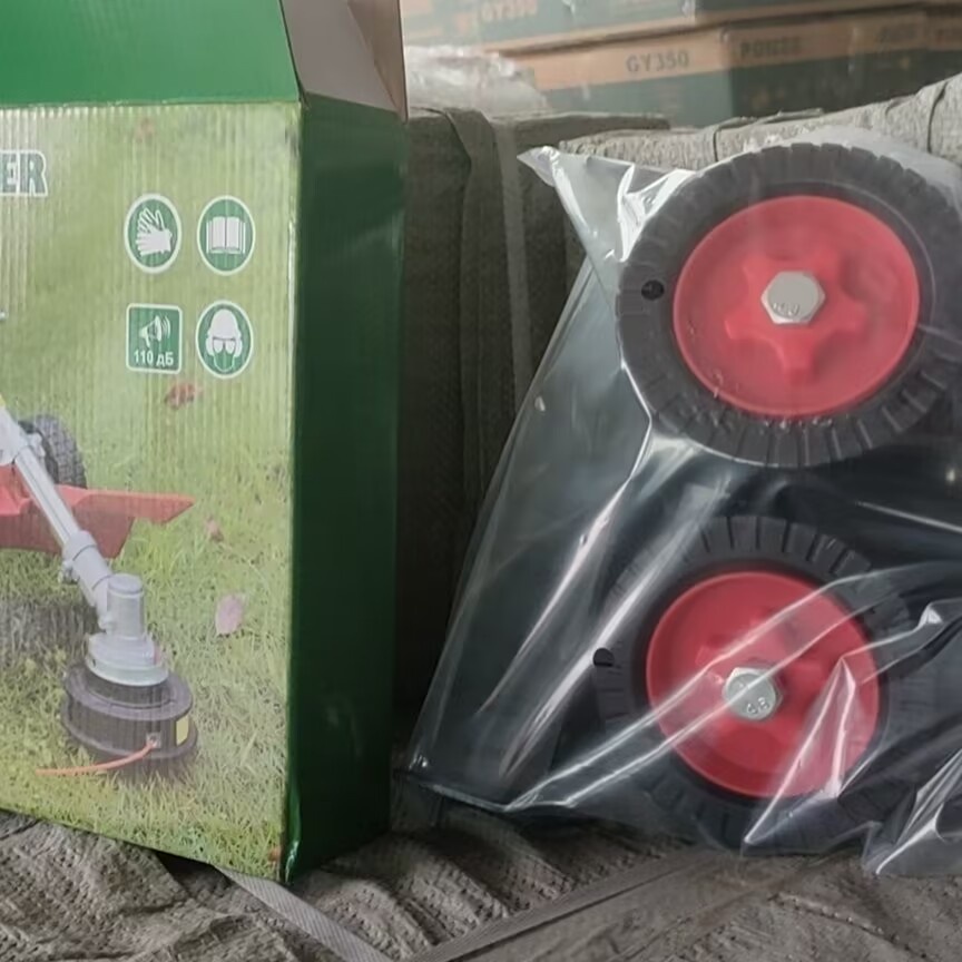 Mekitor roda mesin rumput grass trimmer wheel lawn mower wheel grass ...