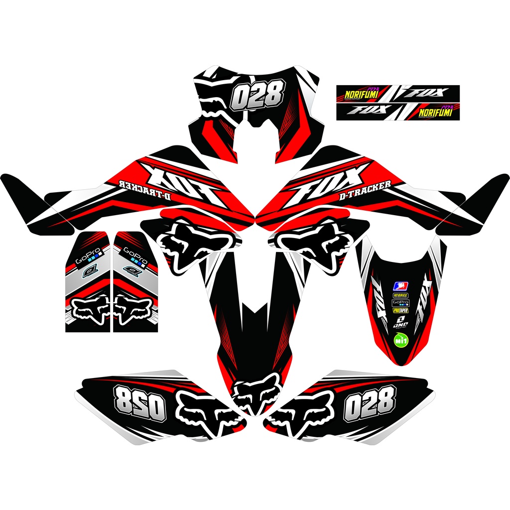 Fullbody Sticker klx 150 DTRACKER / Glossy / PREMIUM / CUSTOM Sticker