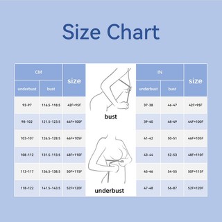 PARIFAIRY 胸罩 調整型內衣收副乳 F cup Bra Plus Size Minimizer Bra with Wire baju ...