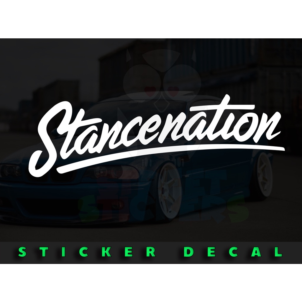 Stancenation JDM USDM Stance Nation Car Windscreen Body Stickers Bumper