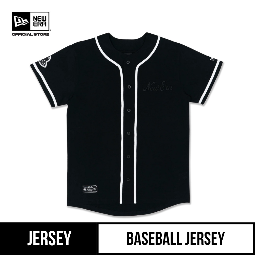 New Era Baseball Jersey Black Short Sleeve Tee | Shopee Malaysia