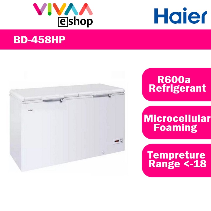 Haier BD-458HP Chest Freezer 450L R600a 2 in 1 Convertible Fridge ...