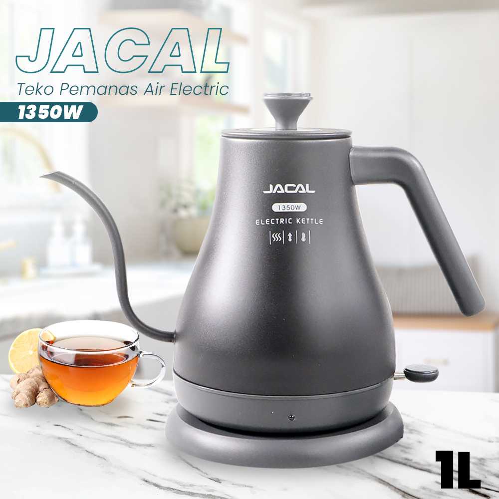 Jacal Teapot Water Heater Electric Pot Warmer Gooseneck 1L 1350W GL