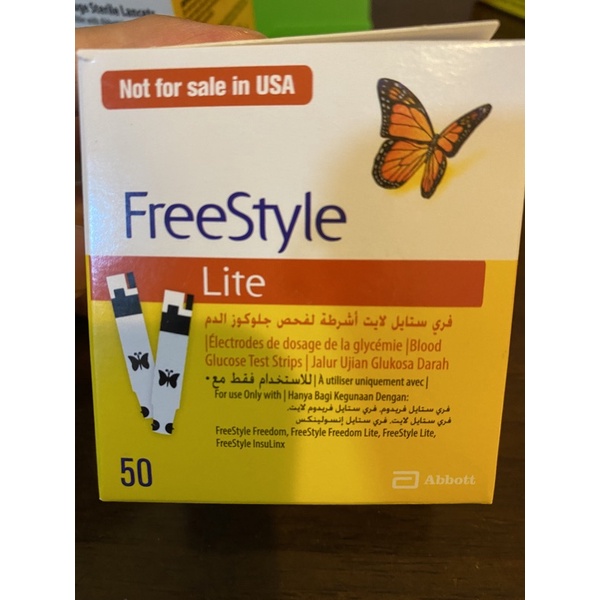 Abbott Freestyle Lite Test Strips (Open Box) | Shopee Malaysia