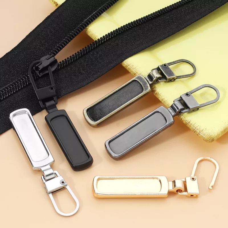 1PC Detachable Metal Zipper Pullers Universal Zippers Sliders Head DIY