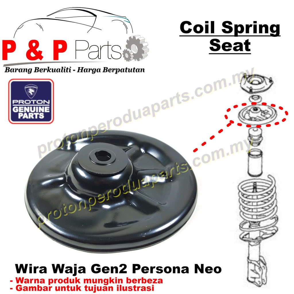 Front Coil Spring Seat Upper Tapak Depan Proton Wira Waja Gen