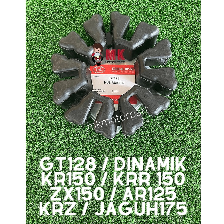 M Hub Rubber Gt128 Dinamik Jaguh 175 Kr150 Krr150 Krz Zx150 Zxr150 Ar125 Getah Hub Sprocket 8387