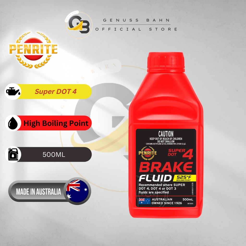 PENRITE Racing Brake Fluid / Super DOT 4 Brake Fluid Plus High Boiling