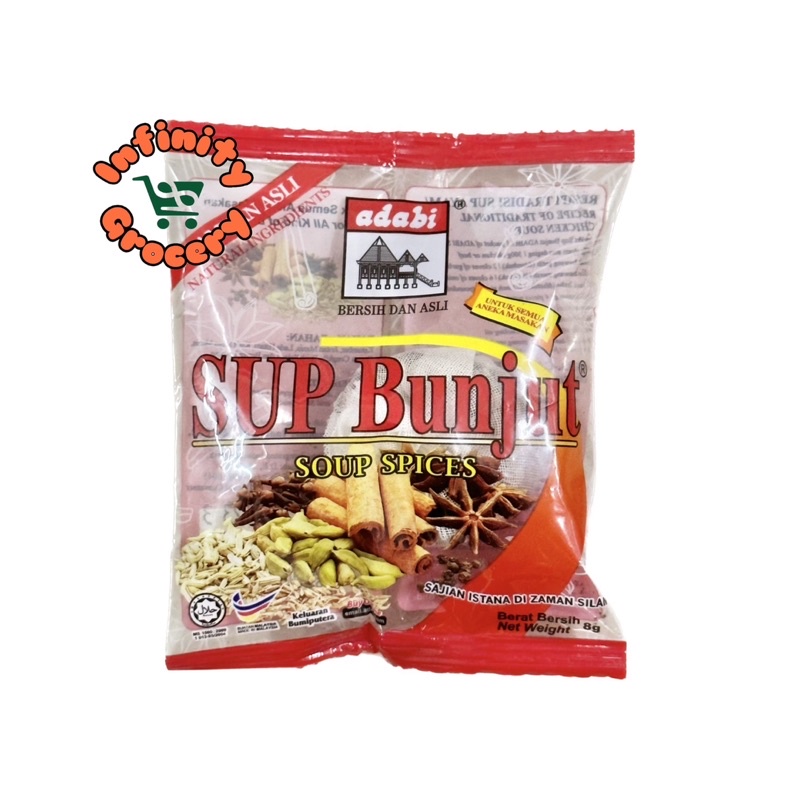 [Halal] Adabi Sup Bunjut | Adabi Soup Spices ( 8g ) | Shopee Malaysia