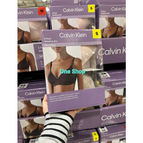 New Model 2022) Set Of 2 Rimless Calvin Klein Bras Purchased At Us