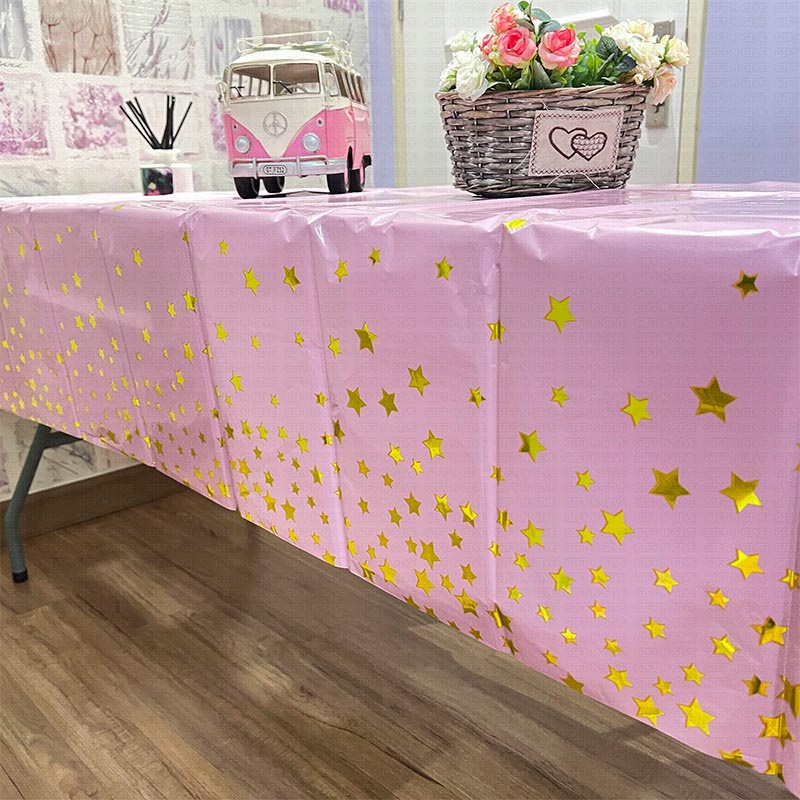 Dots 137 x 183cm Disposable Table Cloth Cover Waterproof Tablecloth