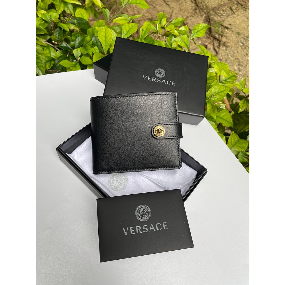 Authentic Versace Medusa Bifold Wallet | Shopee Malaysia