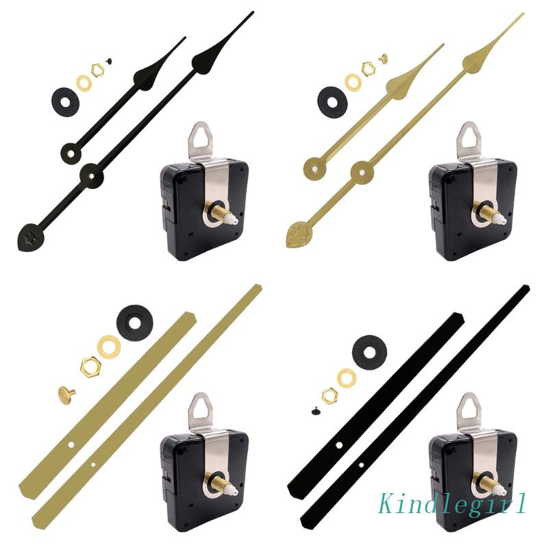 KING High Torque Non-Ticking Clock Movement Mechanism DIY Quartz Clock ...
