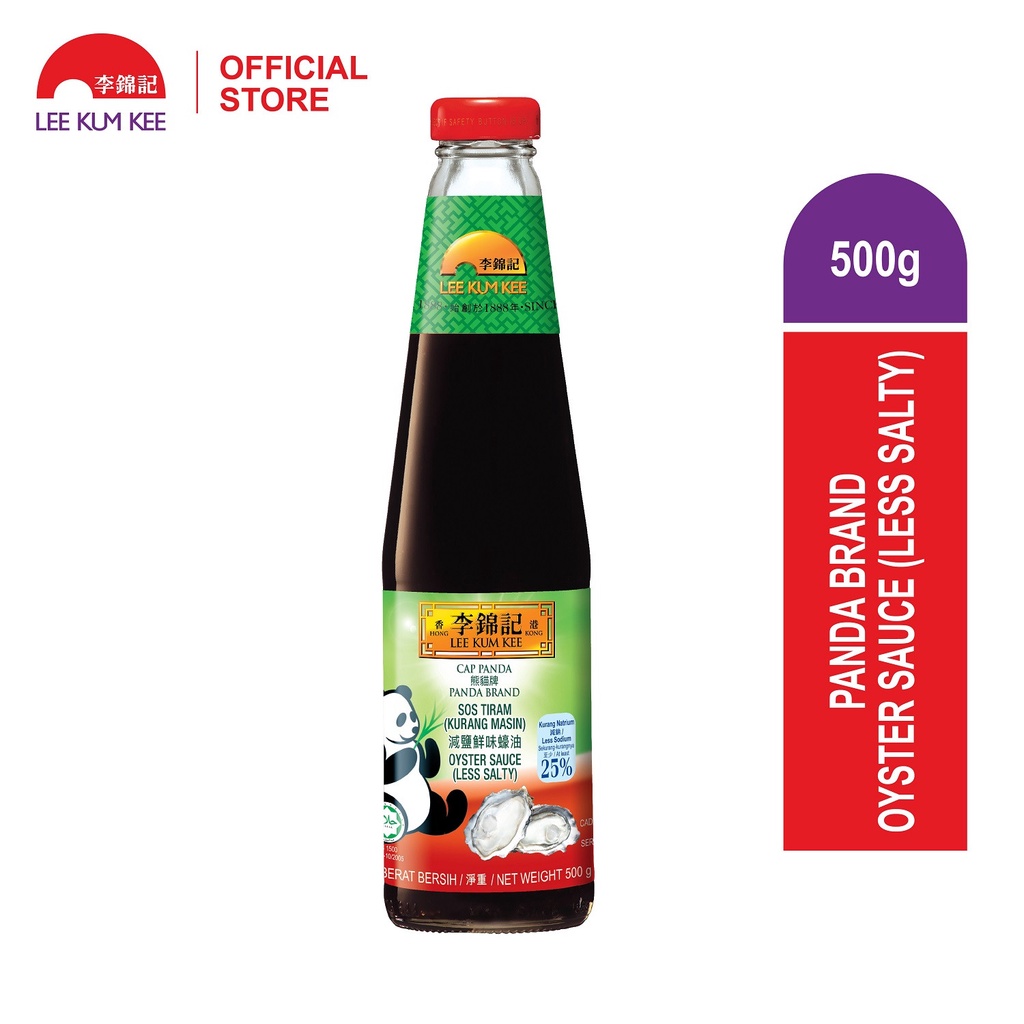 Lee Kum Kee Panda Brand Oyster Sauce Less Salty (500ml) Shopee Malaysia