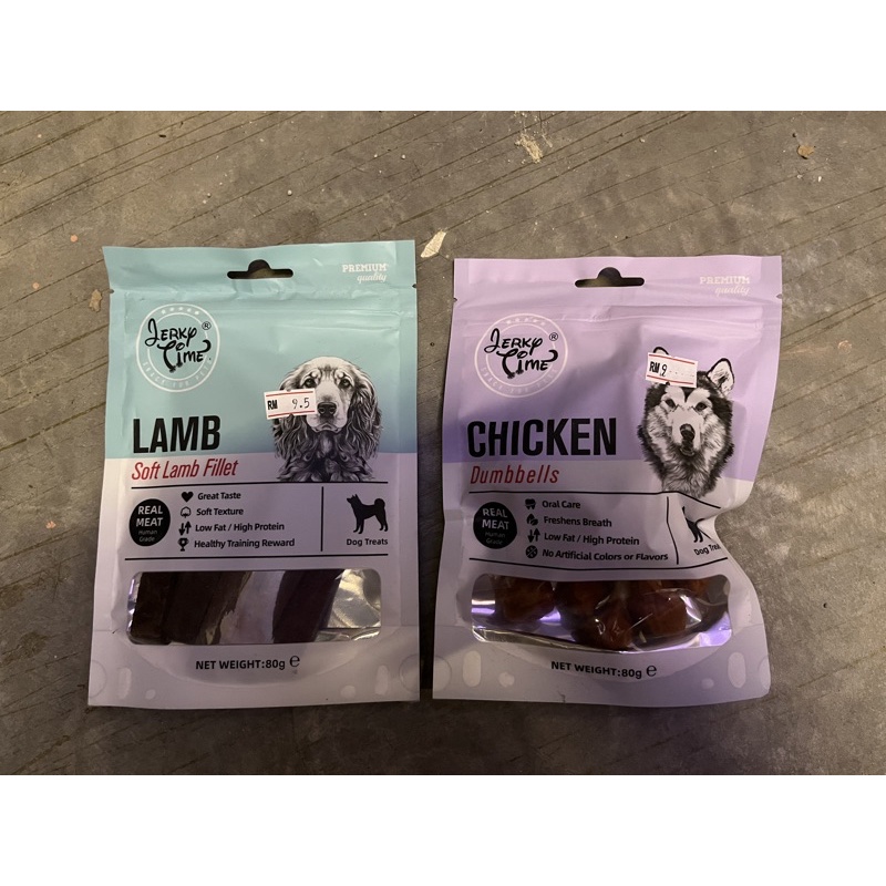 jerky time dog treat 80g Shopee Malaysia