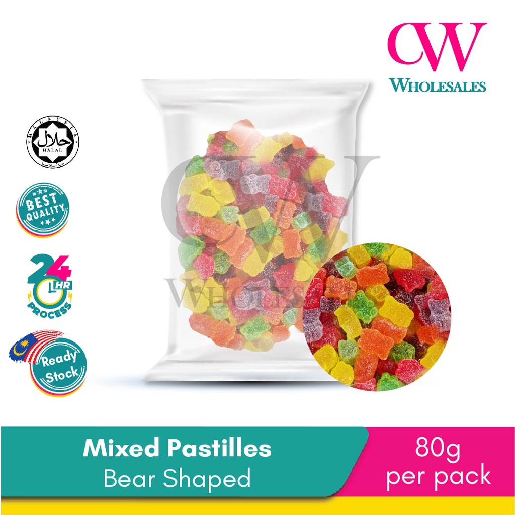 Gummy Jelly Sweets Candy Sour Gummy Worm Shaped Mix Pastilles Jelly ...