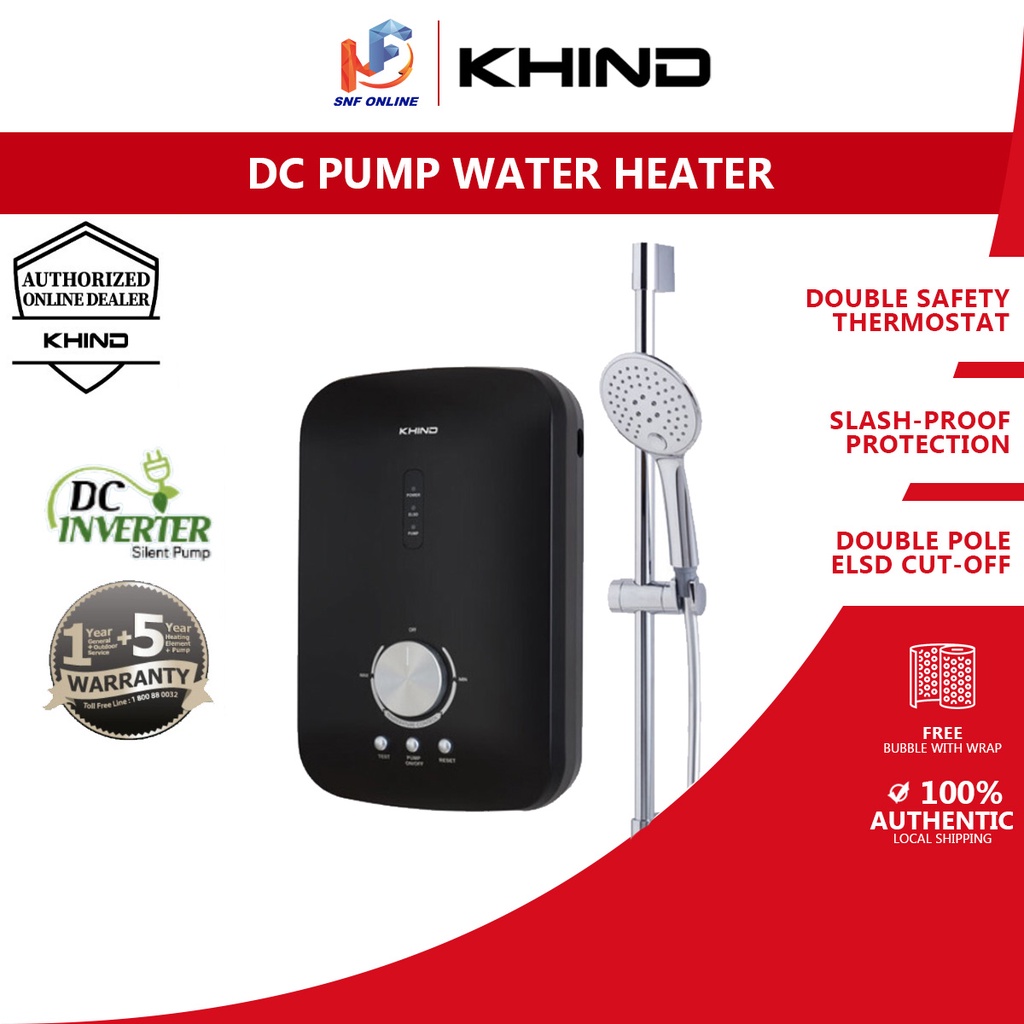 Khind Water Heater (DC Pump) WH903P / Sharp Water Heater Ac Pump