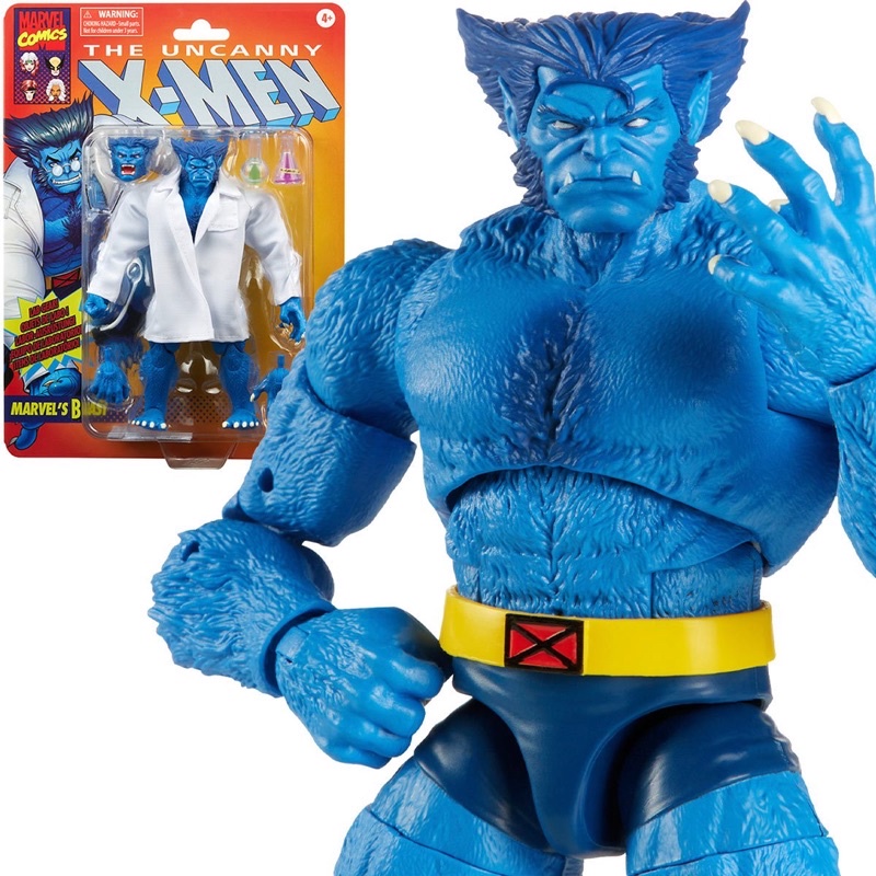 Hasbro Marvel Legends Retro Series Beast Model (The Uncanny X-Men ...