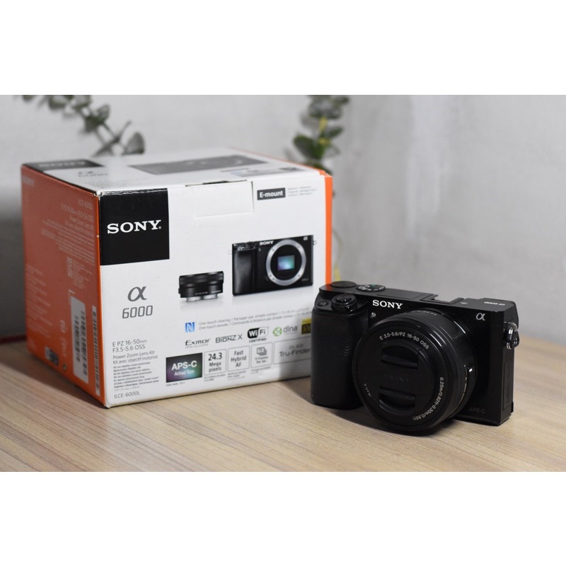 [USED] Sony A6000 camera mirrorless camera kamera with EPZ 1650mm Lens (99 like new) Shopee