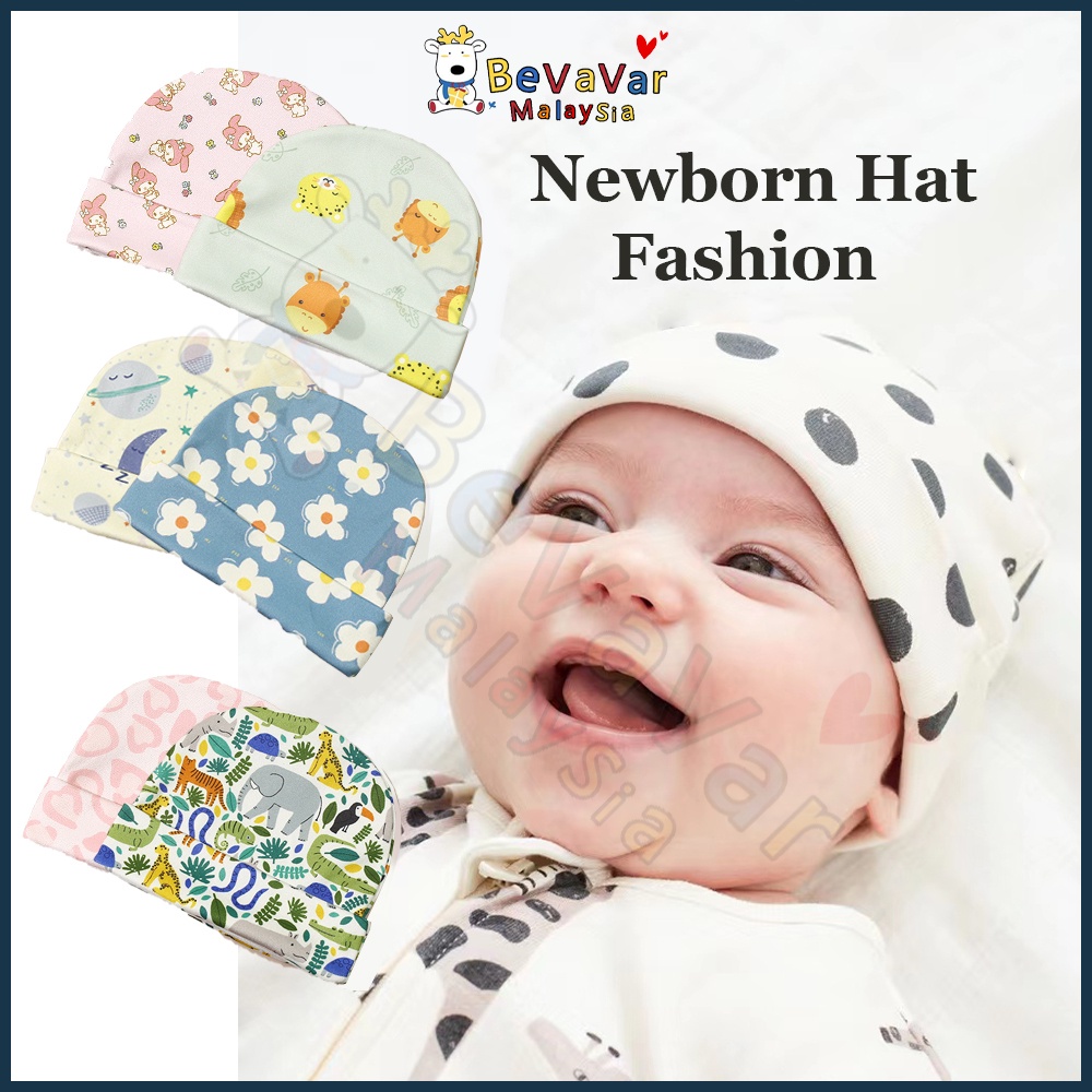 Bevavar 0-18 Month Fashion Newborn Baby Hat Cute Girl Boy Kids Cap Topi ...