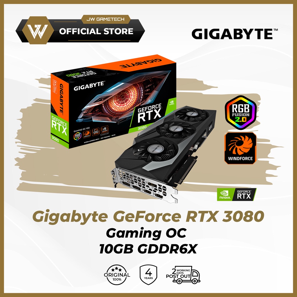 Tarjeta de Video Nvidia GeForce RTX 3080 TI / Gigabyte Vision OC LHR