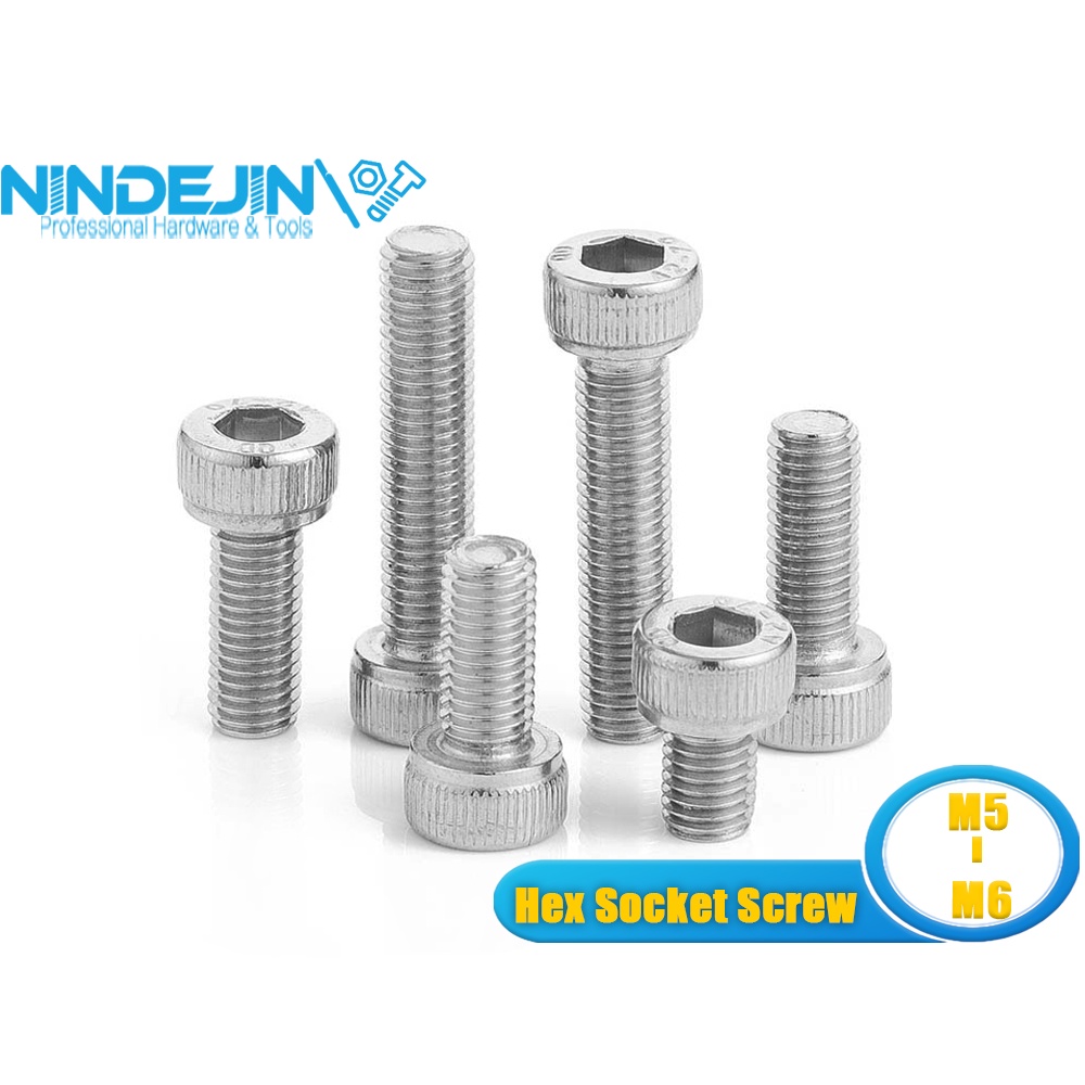 5pcs M6 & M8 Hex Expansion Bolts – Stainless Steel Male Screws, 32mm/35mm Length – For Concrete & Masonry