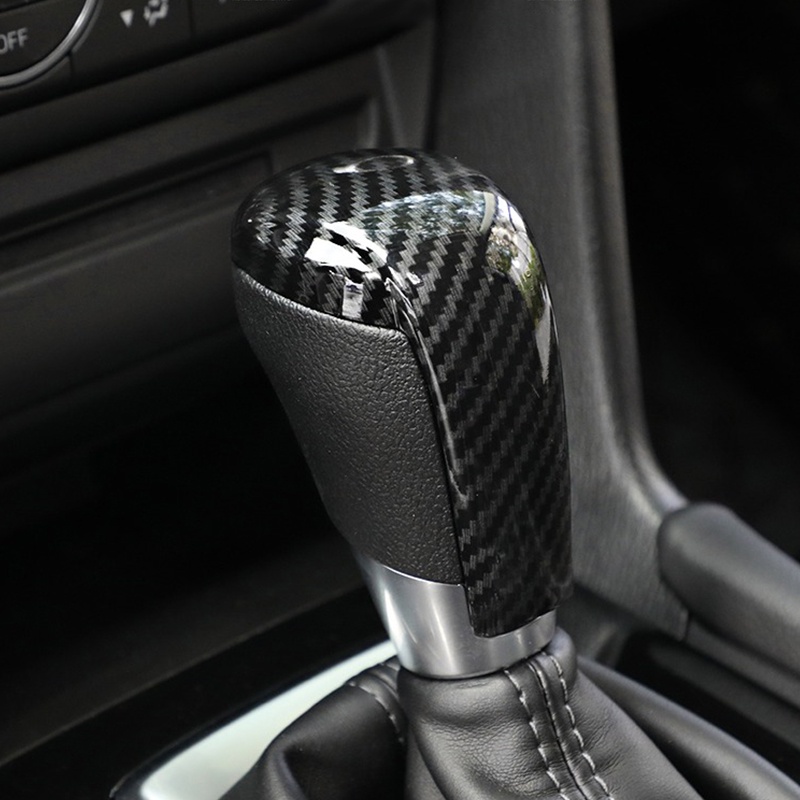 Car Gear Head Shift Knob Handle Cover Trim Sticker For Mazda 2 3 6 CX3 ...