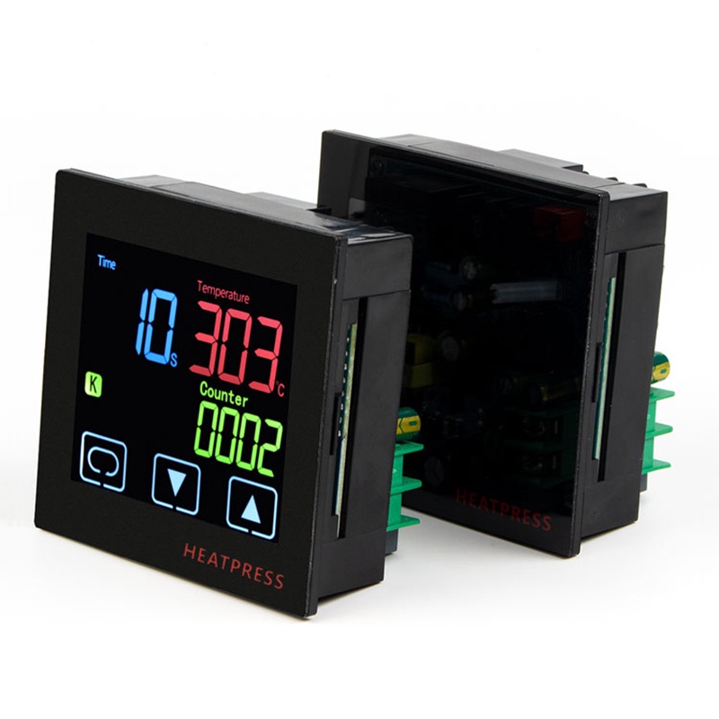 HEATPRESS thermostat timer and counter function touch screen Time Alarm ...