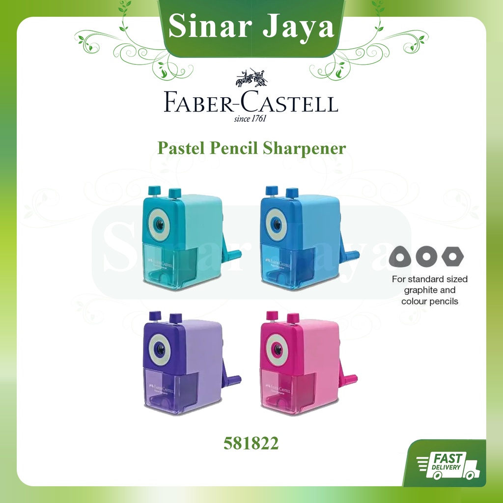 [SJ] Faber-Castell Pastel Table Top Sharpener 581822 (1Unit) | Shopee ...