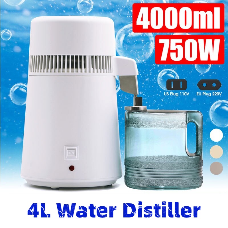 Water distiller machine 4L Home Pure Water Distiller Filter Water