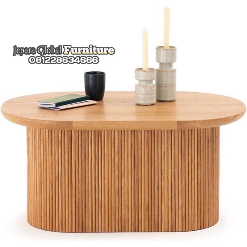 140cm Channel Teak oval Leg Dining Table (Minimalist Teak Dining Table, Teak Dining Table, new