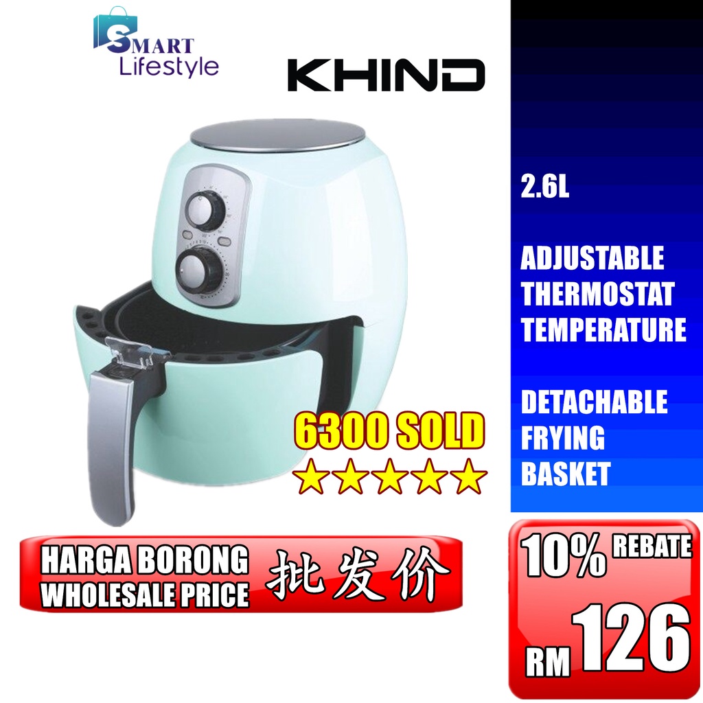 Khind air outlet fryer arf26