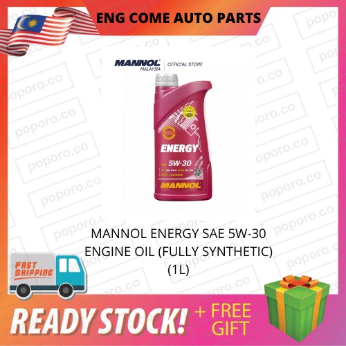 MANNOL ENERGY SAE 5W-30 ENGINE OIL (1L) (FULLY SYNTHETIC) | Shopee Malaysia