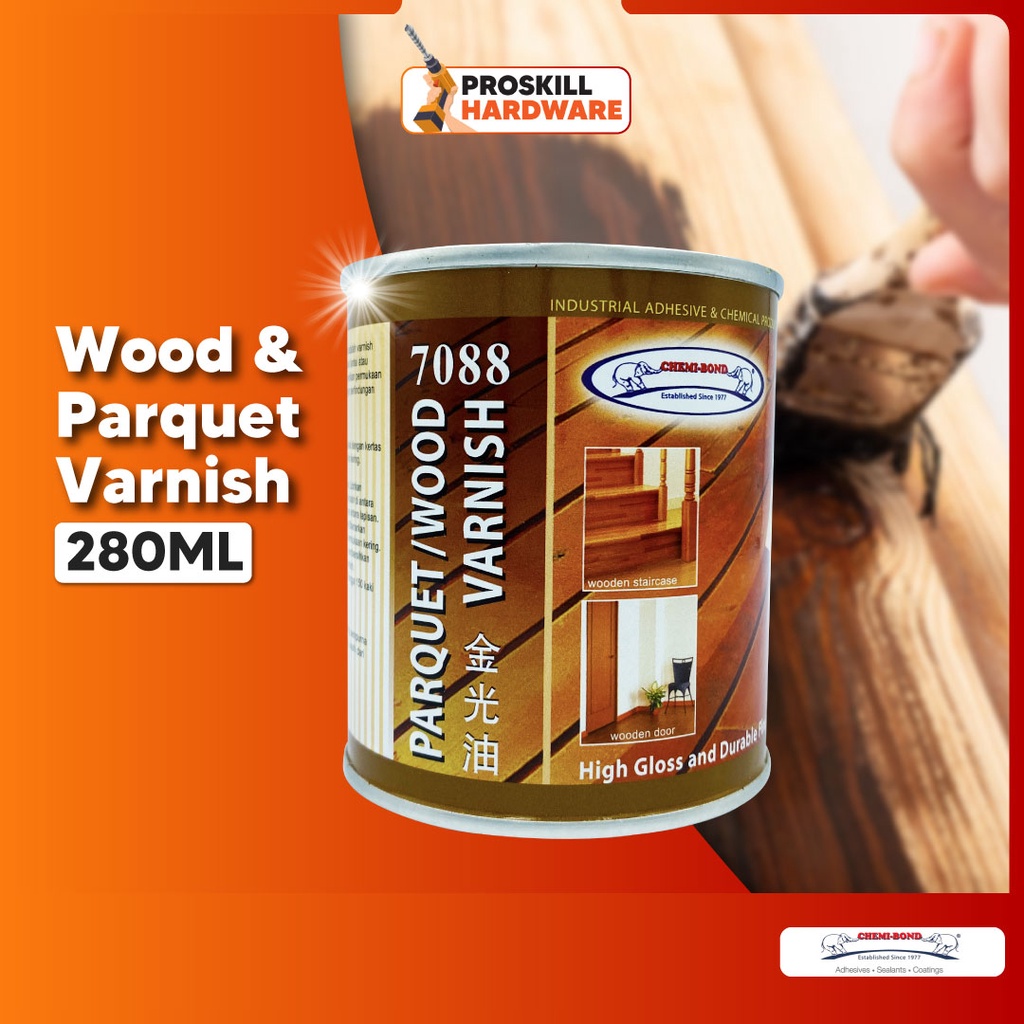 PROSKILL HARDWARE Wood and Parquet Varnish Chemibond Wood Varnish Gloss
