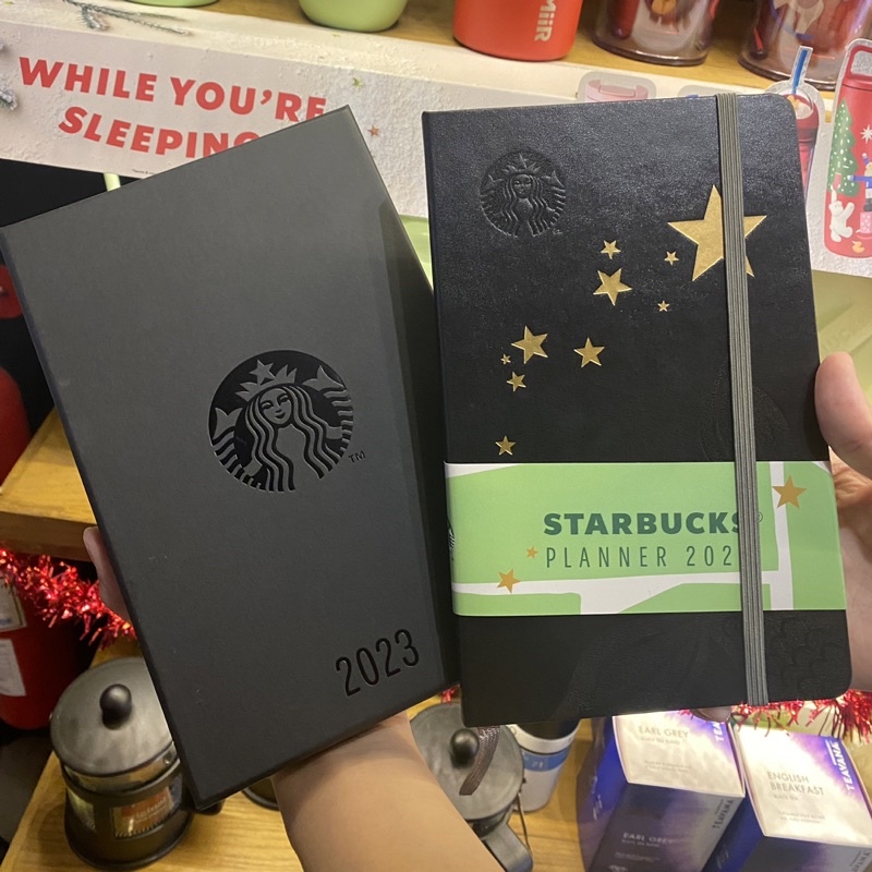 Starbucks planner Latest free Exclusive box Shopee Malaysia