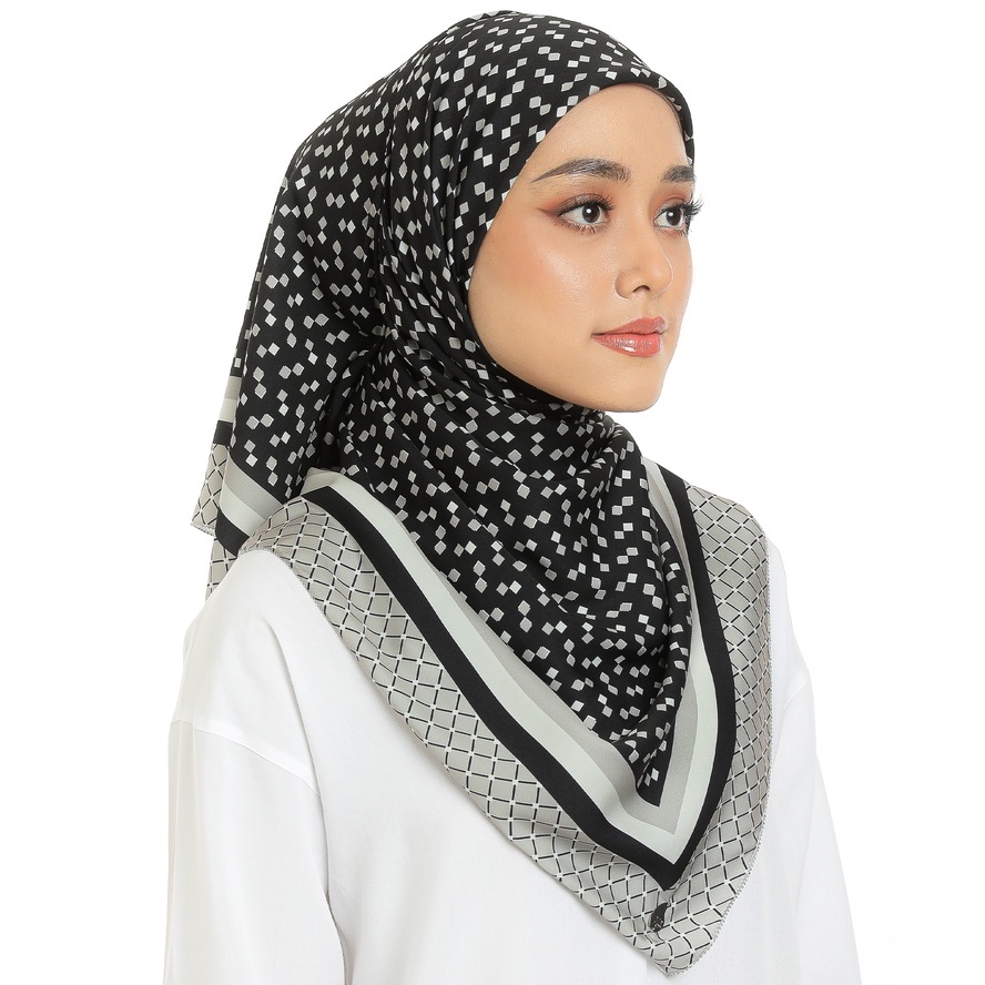 Waarna Everyday Prints : Spatial in Coal | Shopee Malaysia