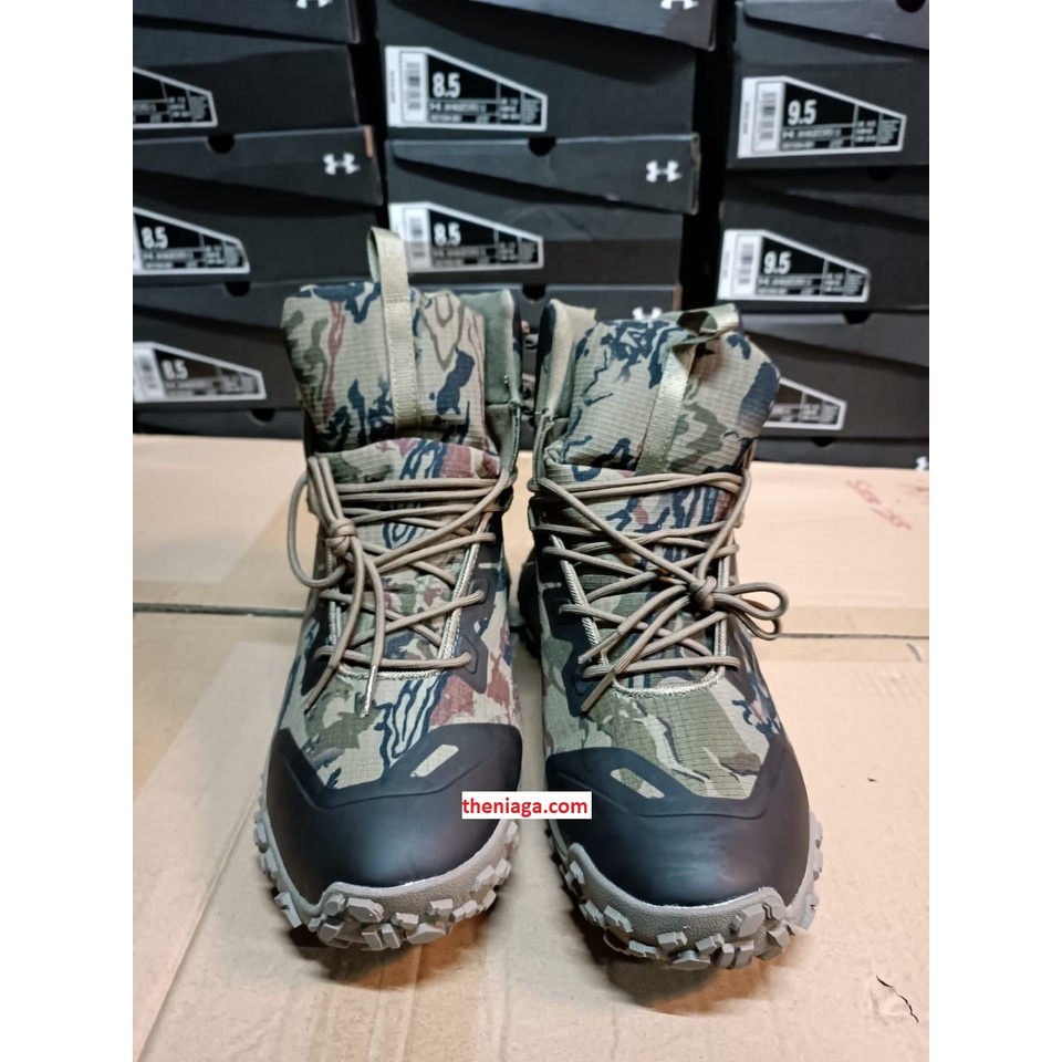 Ready Stock Kasut Loreng Ua Project Rock Hovr Black Tactical Boot Men