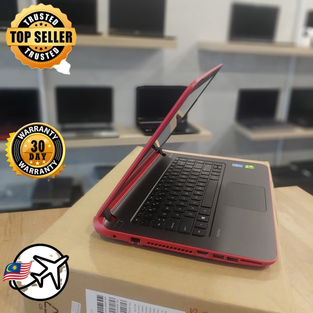 HP PAVILION I5 + G FORCE GRAPHICS GAMING LAPTOP 100% ORIGINAL USED ...