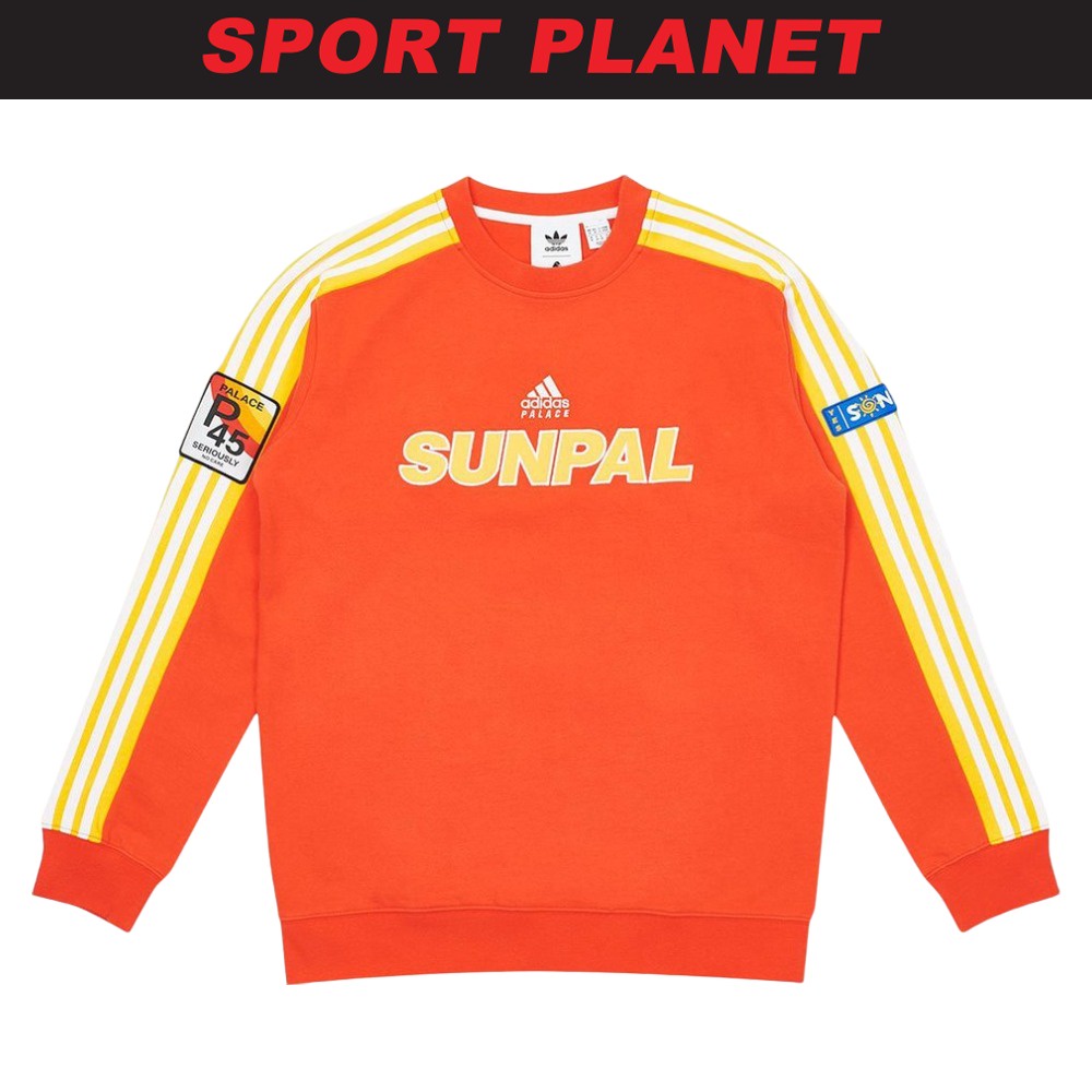 adidas Men X Palace Sunpal Crewneck Sweat Shirt Baju Lelaki GL7172 Sport Planet 36 16