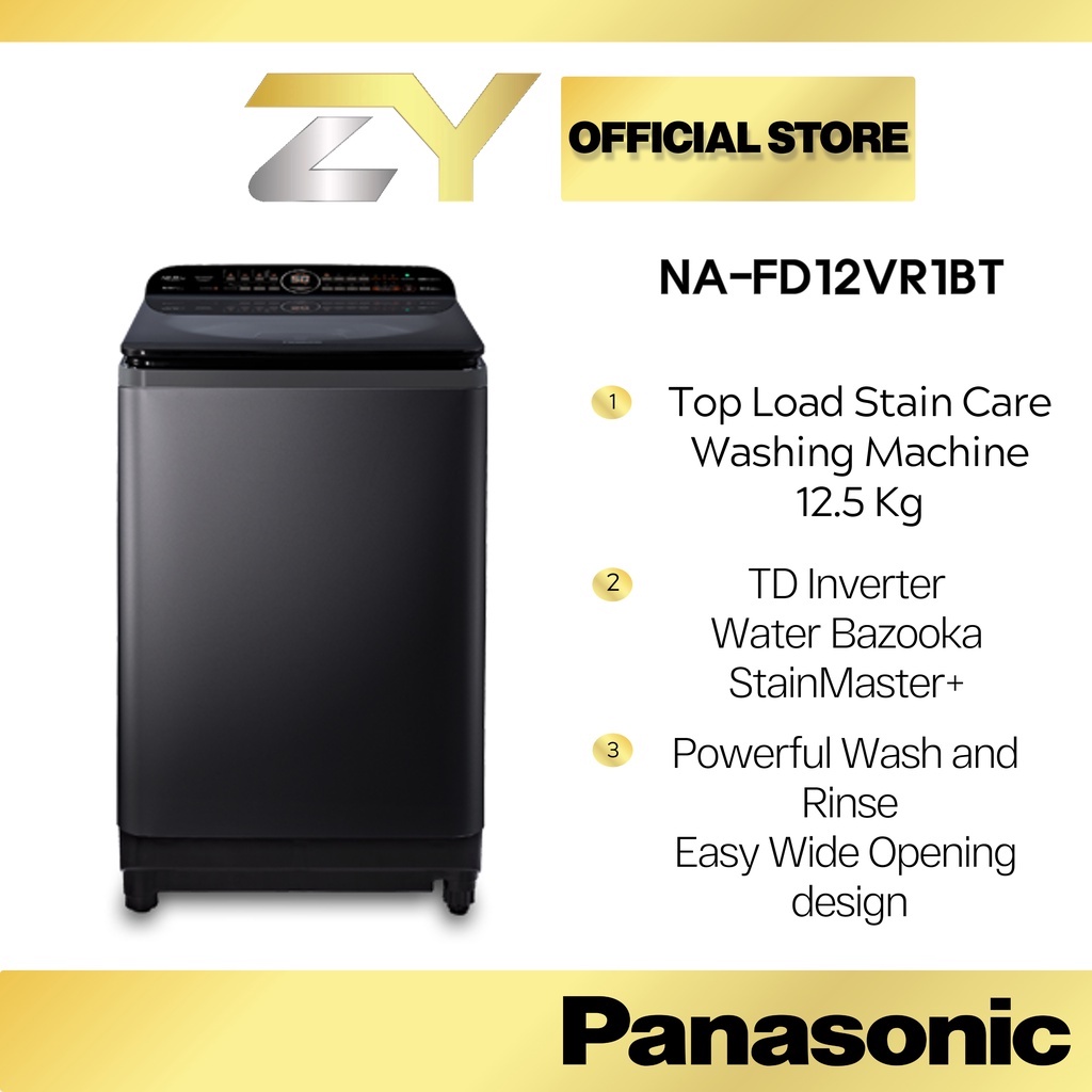 Panasonic Washing Machine Inverter StainMaster Top Load Washer NA