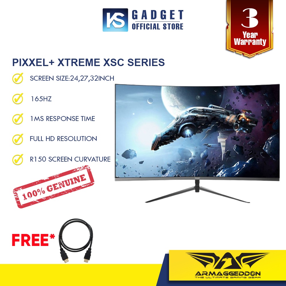 Armaggeddon Pixxel+ Xtreme XSC24HD/XSC27HD/XSC32HD Super Curve Gaming