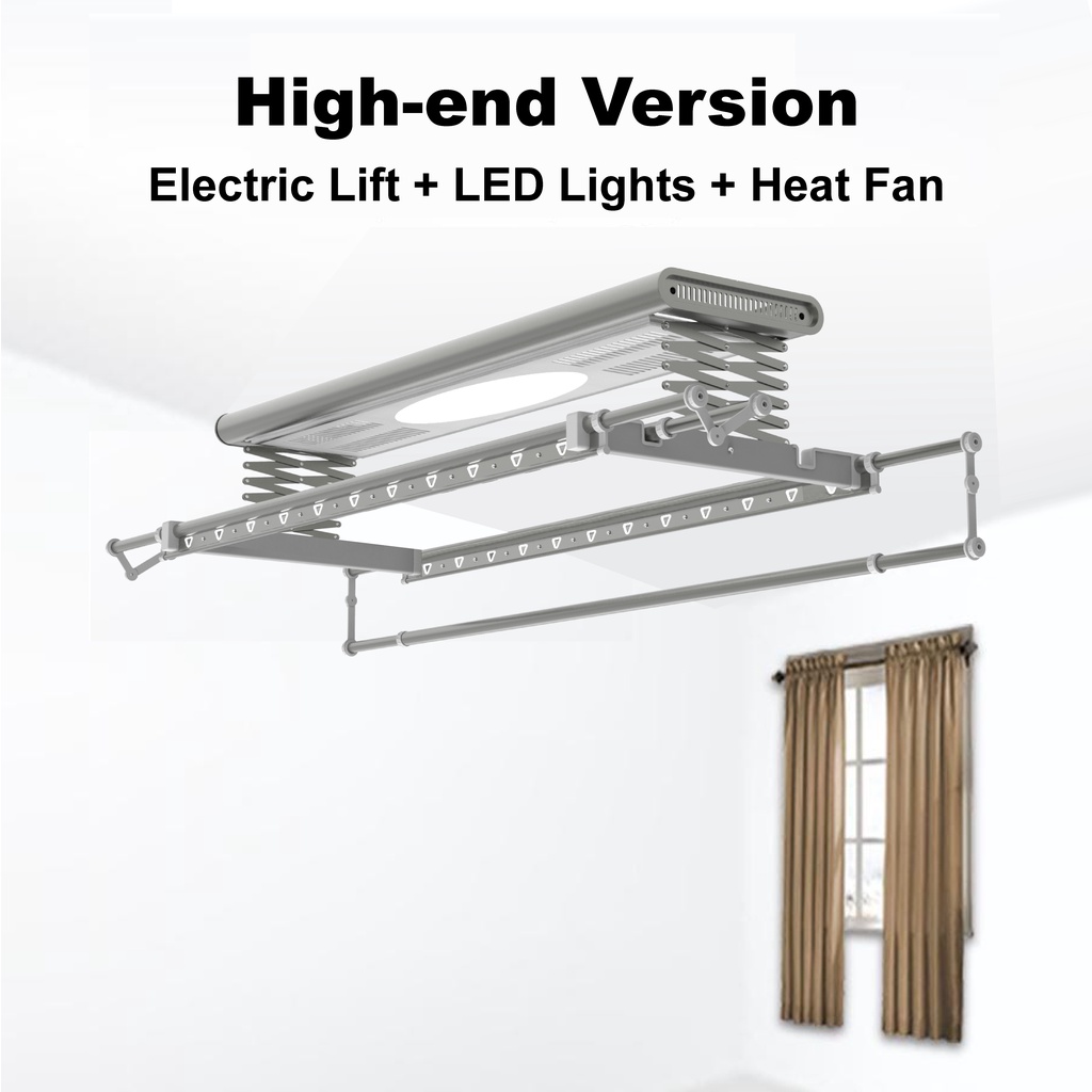 HIGH END Aluminium Electric Clothes Hanger / Rack Ceiling Mounted ...