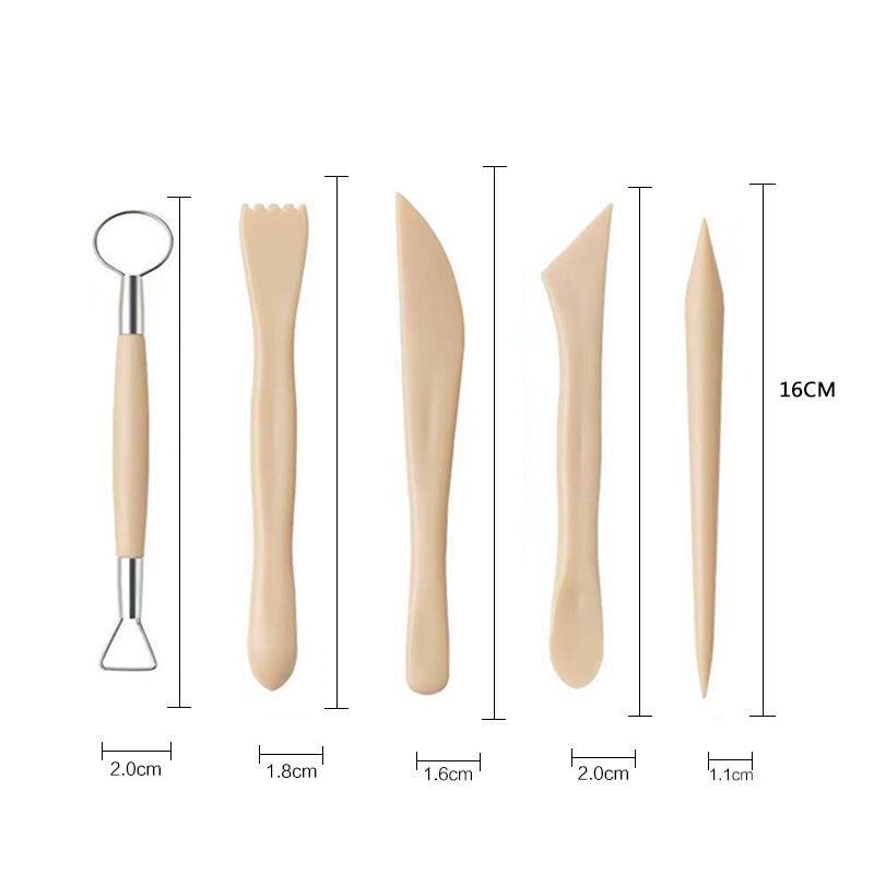 5pcs/set Carving Knife Pottery Tool Carving Pottery Tool Clay DIY ...
