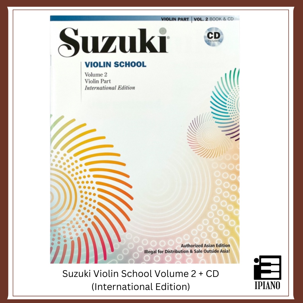 Suzuki Violin School Volume 2 + CD (International Edition) | Shopee ...