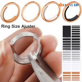 12pc/set Invisible Clear Ring Size Adjuster For Loose Rings / Transparent Ring  Sizer With 2-10mm Sizes / High Quality Jewelry Fit Reducer Guard