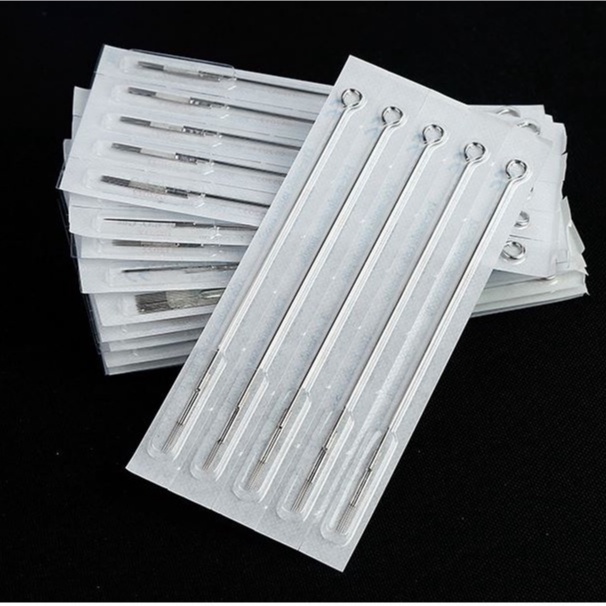 Box of 50 traditional tattoo needles - long needles - coil machine ...