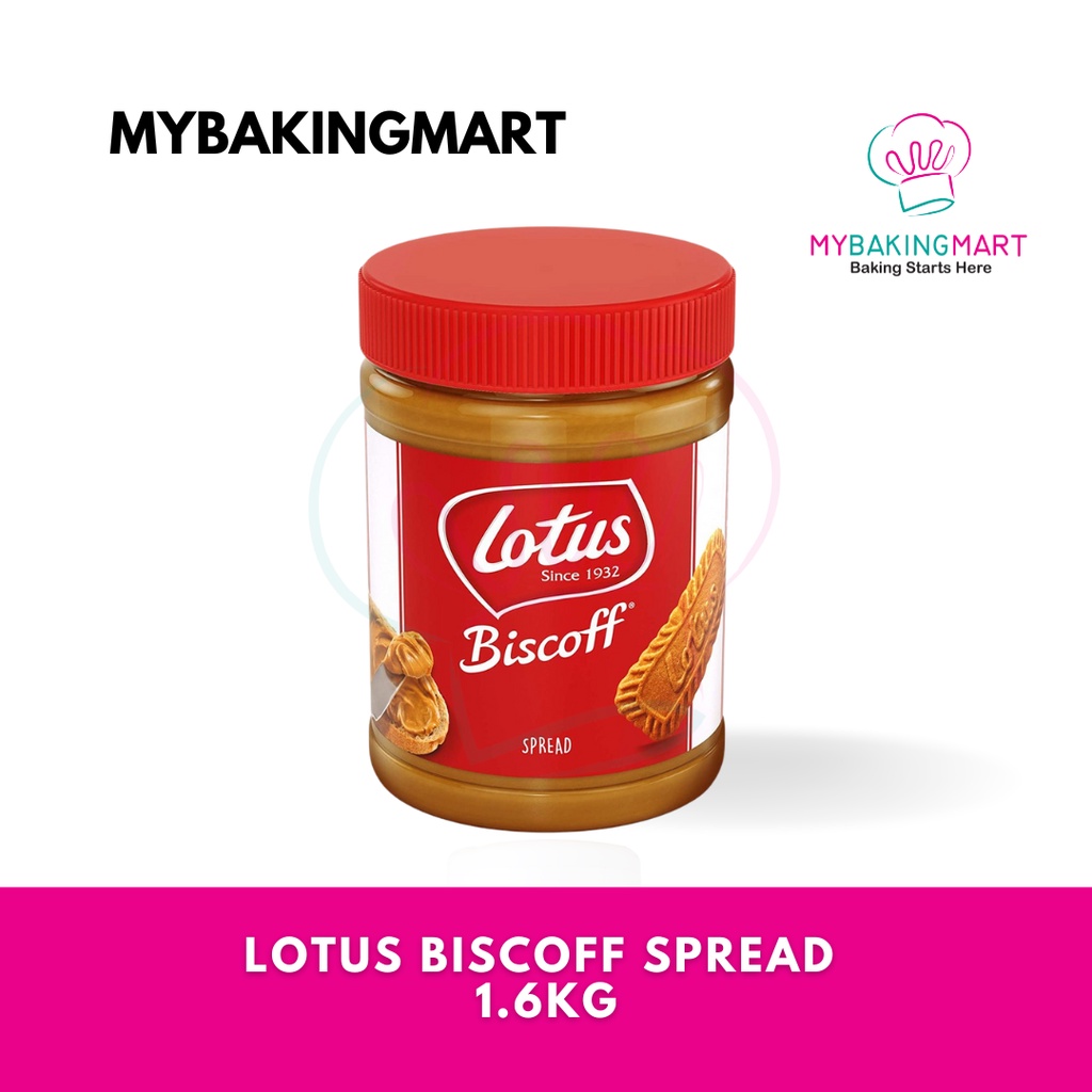 Mybakingmart Lotus Biscoff Spread 1.6 kg / Jam Baking Ingredients